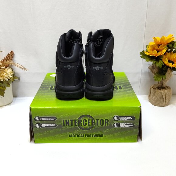 Interceptor Litefast Tactical Boots Women's 9.5 Zippered 6" Shaft Soft Toe NIB - Picture 6 of 12